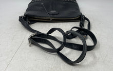 Load image into Gallery viewer, Brighton Womens Demi Mini Black Leather Studded Inner Pockets Crossbody Handbag
