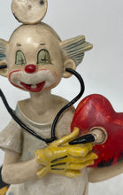 Load image into Gallery viewer, Clown Love Doctor Genuine Carrara Marble Decorative Figurine Collectible
