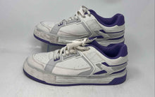 Load image into Gallery viewer, Zara Mens Purple &amp; White Leather Lace-Up Sneaker Shoes Size 45
