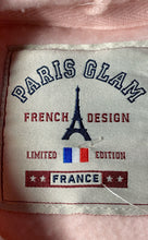 Load image into Gallery viewer, Paris Clam Womens Pink Long Sleeve France Eiffel Tower Pullover Hoodie Size L
