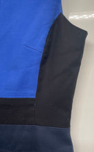 Load image into Gallery viewer, Kenneth Cole Womens Blue Black Colorblock Sleeveless V-Neck Sheath Dress Size 0
