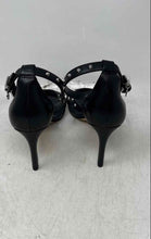 Load image into Gallery viewer, Michael Kors Womens Black Studded High Stiletto Ankle Strap Heels Size 7M
