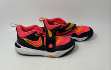 Load image into Gallery viewer, Nike Boys Team Hustle D11 DV8994-001 Pink Black Lace-Up Sneakers Shoes Size 2.5Y
