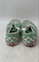 Load image into Gallery viewer, Vans Womens Era White Green Checkered Lace-Up Low Top Sneaker Shoes Size 8
