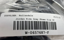 Load image into Gallery viewer, Nike Kids Jordan 4 Retro Gray Low Top Lace-Up Sneaker Shoes Size 9C
