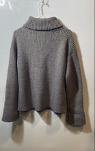 Load image into Gallery viewer, Ann Taylor Womens Gray Long Sleeve Turtleneck Pullover Sweater Size Large

