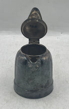 Load image into Gallery viewer, Antique Silver-Tone Metal Hinged Lid Decorative Teapot Or Creamer Collectible

