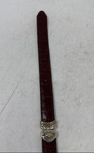 Load image into Gallery viewer, Unbranded Mens Silver Black Brown Croc Embossed Leather Reversible Belt Size 32
