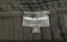 Load image into Gallery viewer, Authentic Giorgio Armani Womens Black Open Front Cardigan Sweater Size EUR 42
