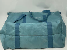 Load image into Gallery viewer, Giorgio Armani Parfums Womens Blue Inner Pockets Double Handle Tote Handbag
