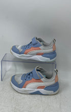 Load image into Gallery viewer, Puma Kids X-Ray 375041-02 Blue White Peach Hook &amp; Loop Sneaker Shoes Size 11C
