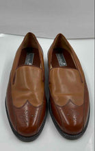 Load image into Gallery viewer, Stanley Blacker Mens Brown Leather Wingtip Slip-On Loafer Shoes Size 10M
