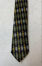 Load image into Gallery viewer, Umo Lorenzo Mens Multicolor Geometric Print Adjustable Designer Tie
