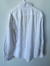 Load image into Gallery viewer, Massimo Dutti Mens White Finest Fabric Long Sleeve Button-Up Shirt Size XL
