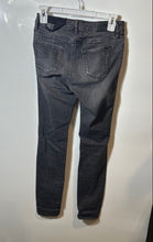 Load image into Gallery viewer, Armani Exchange Womens Black Faded Distressed Lift-Up Super Skinny Leg Jeans 25
