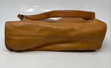 Load image into Gallery viewer, Adrienne Vittadini Womens Brown Leather Inner Pocket Flap Shoulder Handbag
