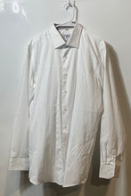 Load image into Gallery viewer, TMG Mens White Long Sleeve Slim Fit Spread Collar Dress Shirt Size 16 1/2
