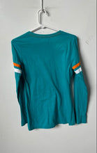 Load image into Gallery viewer, NFL Team Apparel Womens Green Cotton Miami Dolphins Sports T-Shirt Size S
