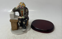 Load image into Gallery viewer, Flambro Porcelain Emmett Kelly Jr. Computer Whiz Clown Collectible Figurine
