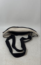Load image into Gallery viewer, Tahari Womens Beige Pebble Leather Studded Crossbody Strap Sling Bag
