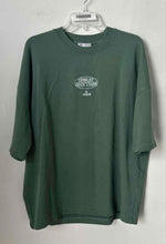 Load image into Gallery viewer, Zara Mens Green Cotton Short Sleeve Crew Neck Pullover T-Shirt Size Large
