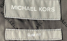 Load image into Gallery viewer, Michael Kors Mens Black Long Sleeve Slim Fit Three-Button Blazer Size 44R
