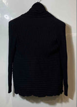 Load image into Gallery viewer, Authentic Giorgio Armani Womens Black Open Front Cardigan Sweater Size EUR 42
