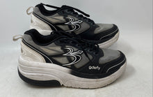 Load image into Gallery viewer, Gdefy Womens Defyer Gray Black Lace-Up Low Top Round Toe Sneaker Shoes Size 8
