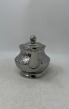 Load image into Gallery viewer, Unbranded Silver-Tone Engraved Home Decorative Scroll Handle Tea Pot With Lid
