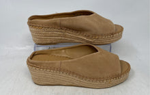 Load image into Gallery viewer, Franco Sarto Womens Pine Brown Open Toe Wedge Heel Slide Sandals Size 8M
