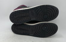 Load image into Gallery viewer, Nike Unisex Kids Air Jordan 1 Retro Black Burgundy Green Basketball Shoes Sz 7Y
