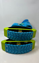 Load image into Gallery viewer, Madd Gear Kids Boosters Blue And Green Bouncing Kangaroo Jumping Boots
