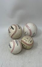 Load image into Gallery viewer, Lot Of 4 Pieces Mixed Variety White Outdoor Sports Baseball &amp; Softball Balls
