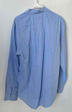 Load image into Gallery viewer, Vineyard Vines Mens Blue Printed Long Sleeve Classic Fit Button-Up Shirt Size M
