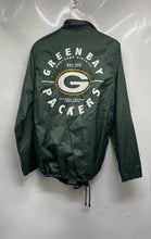 Load image into Gallery viewer, NFL Team Apparel Mens Green Jacket Green Bay Packers Windbreaker Jacket Size S
