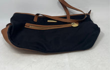 Load image into Gallery viewer, Michael Kors Womens Kempton Black Brown Inner Pocket Double Handle Tote Handbag
