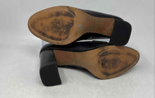 Load image into Gallery viewer, Vince Camuto Womens Chelivia Black Leather Block Heel Loafer Shoes Size 9.5M
