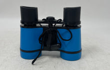 Load image into Gallery viewer, Unbranded Blue Black 4x30 Compact Foldable Binoculars With Neck Strap And Case
