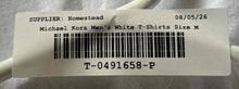 Load image into Gallery viewer, Michael Kors Mens White Cotton Short Sleeve Pullover T-Shirt Size Medium
