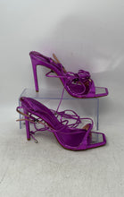 Load image into Gallery viewer, Schutz Womens Vikki Purple Tie Stiletto Heel Strappy Sandals Size 8.5B
