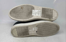 Load image into Gallery viewer, Nordstrom Rack Mens Dark Blue Faux Leather Slip-On Low Top Sneakers Shoes Sz 12M
