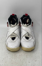 Load image into Gallery viewer, Nike Boys Air Jordan 8 305368-104 White Lace-Up Mid Top Basketball Shoes Size 6Y
