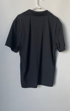 Load image into Gallery viewer, Cubavera Mens Black Short Sleeve Button Collared Polo Shirt Size Large
