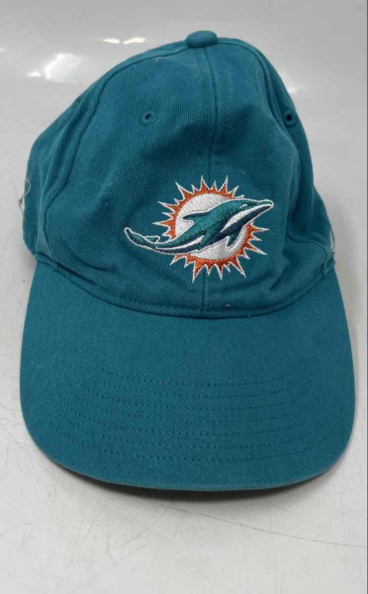 47 Kids Green Miami Dolphins Logo Embroidered Adjustable Football NFL Cap