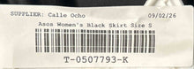 Load image into Gallery viewer, Asos Womens Black White Printed Pleated Front Long Maxi Skirt Size Small
