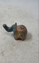 Load image into Gallery viewer, Decorative Hand-Carved Stone Etched Spiral And Floral Inlay Elephant Figurine
