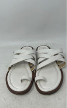 Load image into Gallery viewer, Michael Kors Womens White Flat Slip-On Thong Sandals Size 8.5M
