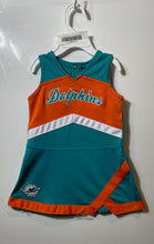 Load image into Gallery viewer, NFL Girls Green Orange Miami Dolphins Football Sports Cheerleader Dress Size 2T
