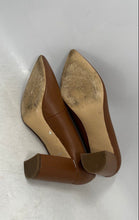 Load image into Gallery viewer, Marc Fisher Womens Vividly Brown Pointed Toe Slip-On Block Pump Heels Size 8M
