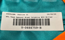 Load image into Gallery viewer, NFL Team Apparel Boys Green Miami Dolphins Miller #26 Football Jersey Size XXL
